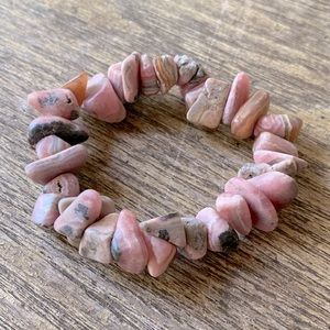 Rhodochrosite Chips Bracelet
